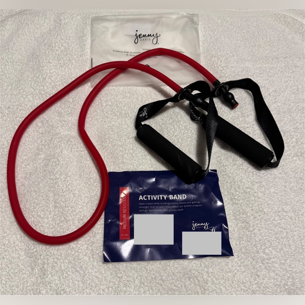 NWT Jenny Craig Medium Resistance Activity Band Exercise